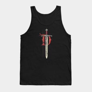 Bloodlust Chronicles: Immortal Bounty Hunts, Gothic Vampire Saga, and Supernatural Adventure in Anime-Manga Art Tank Top